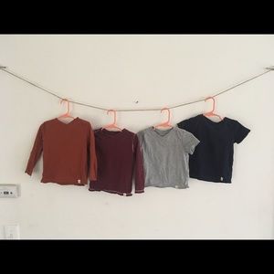 Lot of Burts Bees boys shirts size 24M